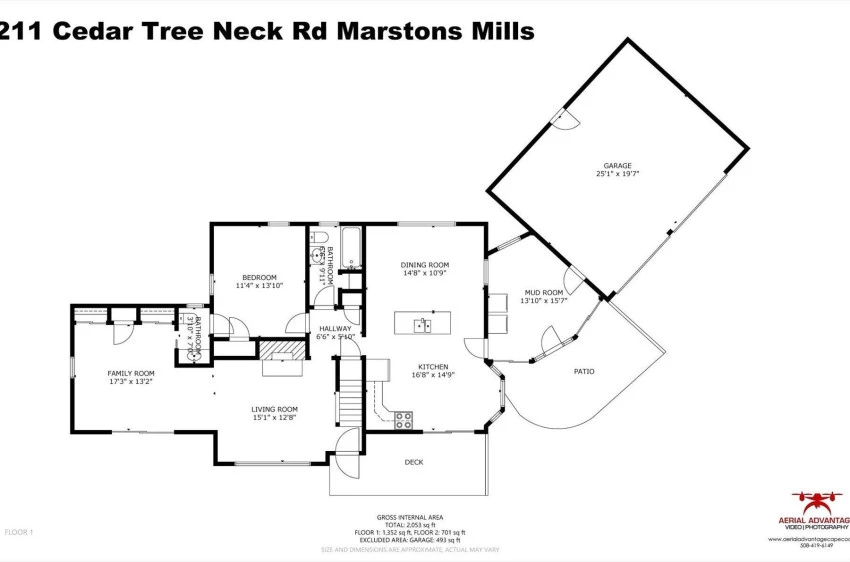 211 Cedar Tree Neck Road, Marstons Mills, Massachusetts 02648, 2 Bedrooms Bedrooms, 5 Rooms Rooms,1 BathroomBathrooms,Residential,For Sale,211 Cedar Tree Neck Road,22400787