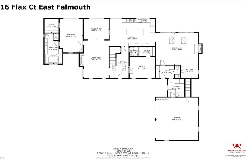 16 Flax Court, East Falmouth, Massachusetts 02536, 4 Bedrooms Bedrooms, 7 Rooms Rooms,3 BathroomsBathrooms,Residential,For Sale,16 Flax Court,22401063