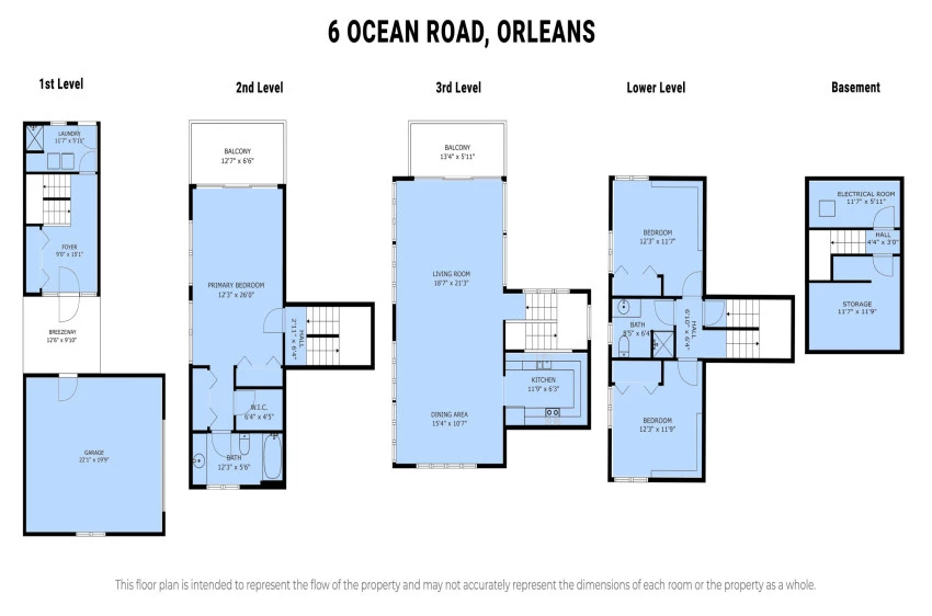 6 Ocean Road, Orleans, Massachusetts 02653, 3 Bedrooms Bedrooms, 6 Rooms Rooms,2 BathroomsBathrooms,Residential,For Sale,6 Ocean Road,22303357