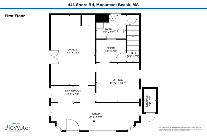 443 Shore Road, Monument Beach, Massachusetts 02553, ,Commercial Sale,For Sale,443 Shore Road,22401245