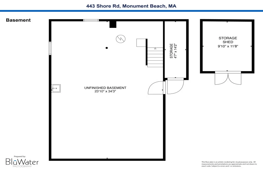 443 Shore Road, Monument Beach, Massachusetts 02553, 3 Bedrooms Bedrooms, 11 Rooms Rooms,2 BathroomsBathrooms,Residential,For Sale,443 Shore Road,22401244
