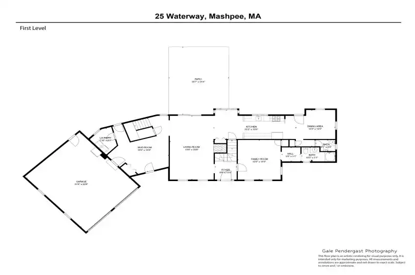 25 Waterway, Mashpee, Massachusetts 02649, 3 Bedrooms Bedrooms, 7 Rooms Rooms,3 BathroomsBathrooms,Residential,For Sale,25 Waterway,22402048